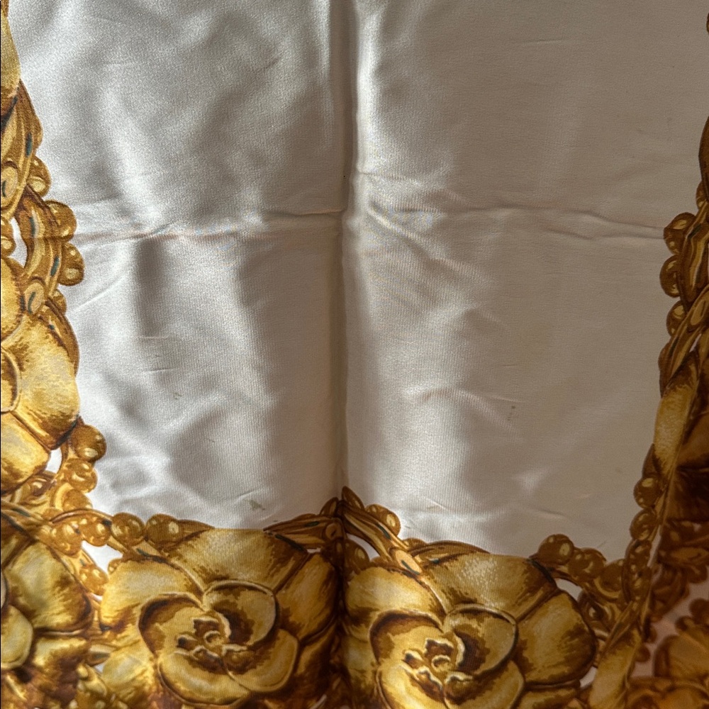 Authentic Chanel Silk Scarf - Picture 8 of 10